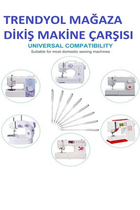 Dikiş Makine Singer Beko Bindallı Zenıth Ev Tipi Dikiş Makine Iğne 11/75 No Ince Kumaşlara (10 Adet) Image 2