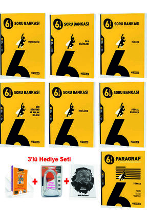 6 Sınıf 2025 Tüm Dersler Soru Bankası Full Mega Set Image 0