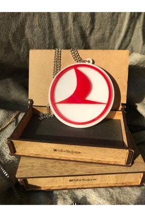 Pleksi Türk Hava Yolları Logo (thy) Dikiz Ayna Süsü Aksesuar Image 1