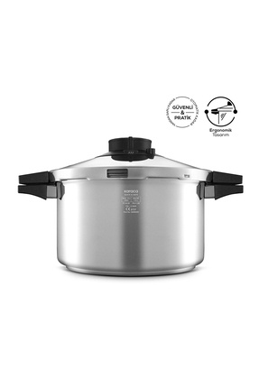Quick And Safe Indüksiyon Tabanlı Düdüklü Tencere 7 Litre Image 0