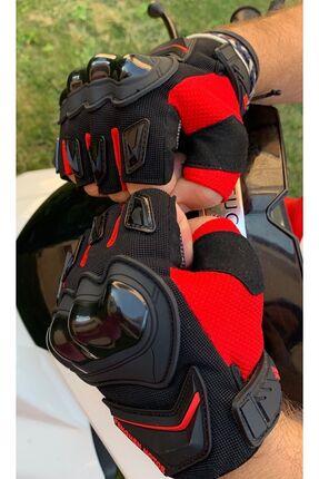 Birinci Kalite Yazlık Kısa Motosiklet Eldiveni Image 3