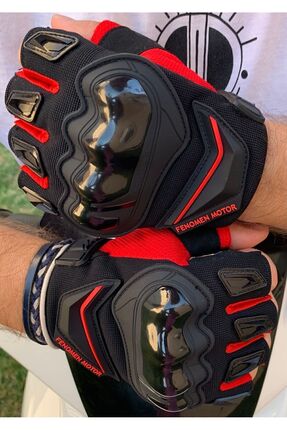 Birinci Kalite Yazlık Kısa Motosiklet Eldiveni Image 0