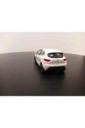 1:36 Ölçek Renault Clio Diecast Çek Bırak Model Araba (beyaz) Image 2