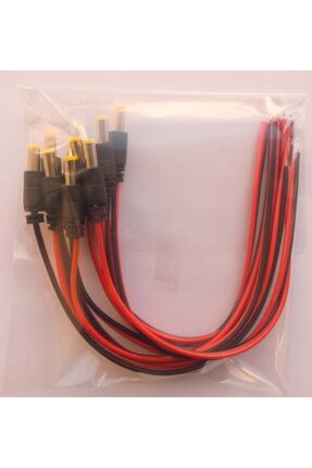 50 Li Cctv Güvenlik Kamera 12 Dc Power Jak Jack- Kalın Kesit - A Kalite Image 0