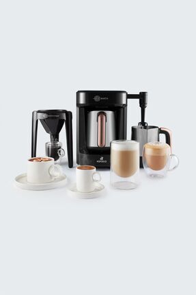 Hatır Barista Steel Cappuccino Ve Türk Kahve Makinesi Rosegold Image 0