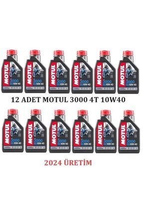 2024 ÜRETİM 12 ADET MOTUL 3000  10W40 Image 0