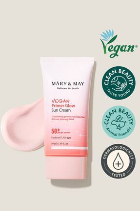 Vegan Primer Glow Ton Eşitleyici Aydınlatıcı Pink Sun Güneş Kremi Spf50 Pa 50 ml (VİONİNE) Image 0