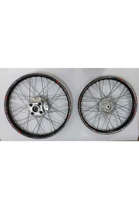 Cg Kuba Falcon Rideit Siyah Ön 17 Diskli Arka 19 Jant Takım Image 0