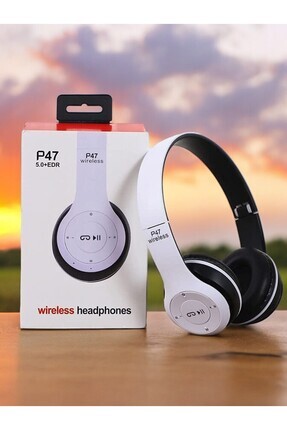 BLUETOOTH KULAK ÜSTÜ KULAKLIK KATLANABİLİR HAFIZA KARTLI FM RADYO ÖZELLİKLİ Image 0