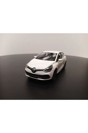 1:36 Ölçek Renault Clio Diecast Çek Bırak Model Araba (beyaz) Image 0