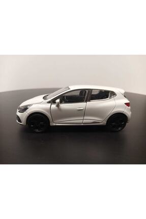 1:36 Ölçek Renault Clio Diecast Çek Bırak Model Araba (beyaz) Image 1