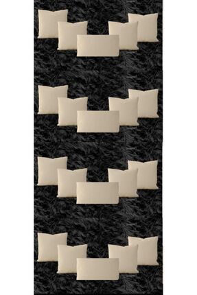 20 Adet Düz Bej Ham Keten Kırlent Kılıfı- Punch Işlemesine Uygun Image 0