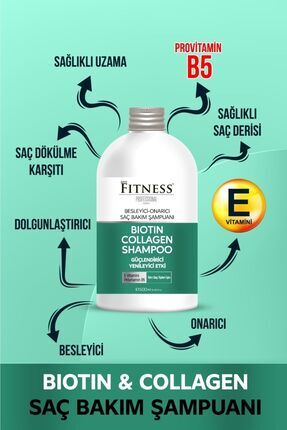 Biotin Collagen Şampuan 500 ml Besleyici Onarıcı Hızlı Uzama Etkili Image 0