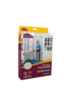 Mıknatıslı Kapı Sinekliği Balkon Bahçe Kapısı Sinek Böcek Önleyici Tül Perde Sineklik 2 Parça Image 0