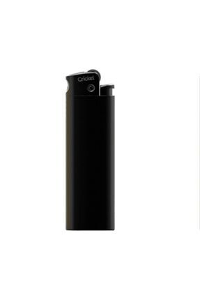 Premıum Full Metal Turbo Taşlı Çakmak Mat Siyah Kılıflı Doldurulabilir Çakmak Image 0