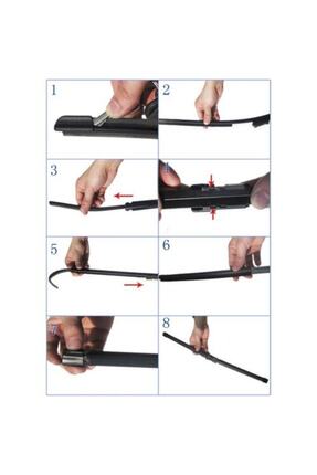 Carub Her Sileceğe Uygun Silecek Lastiği 70 Cm 2 Adet Image 4