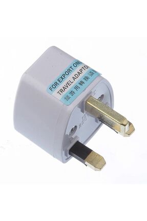 Ingiliz Erkek Fişli Seyahat Adaptörü Ingiliz Amerika Arabistan Umre Fiş Çevirici Priz Dönüştürücü Image 0