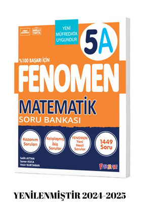 FENOMEN 5 MATEMATIK (A) SORU BANKASI YENİ ÜRÜN Image 0