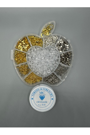 14 Parça 600 Adet Küpe Yapım Seti Takı Malzemeleri Image 0