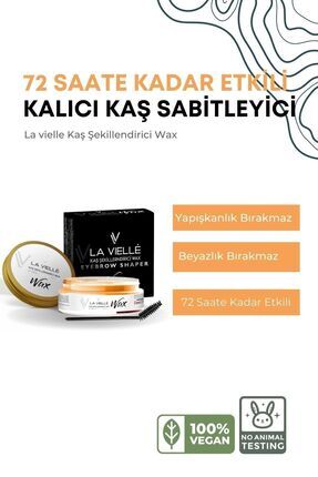 Kaş Sabitleyici Ve Şekillendirici Keratin - E Vitaminli Ve Badem Yağlı Wax 50ml Image 0