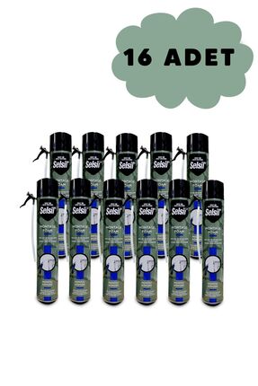 16 Adet 600gr. 750ml Yüksek Mukavemetli Pipetli Sarı Montaj Köpüğü (1 KOLİ) Image 0