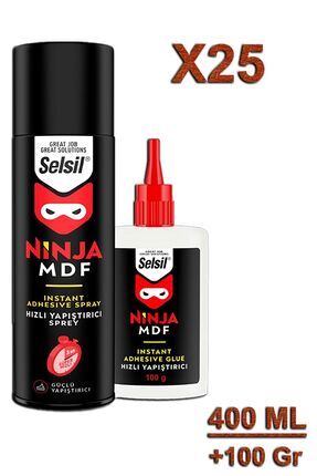 Selsil Ninja Hızlı Yapıştırıcı 400 ML+100 Gr (25 Adet) Image 0