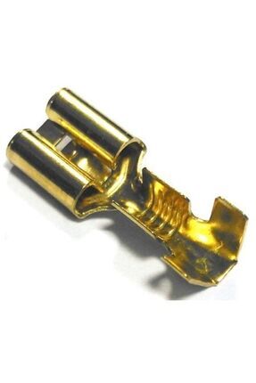 Terminal Kablo Ucu Tırnaklı Dişi Fiş 50 Adet  6.3 mm Image 0
