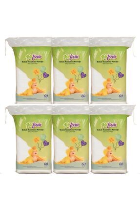 Bebek Temizleme Pamuğu 60'lı 6 PAKET Image 0
