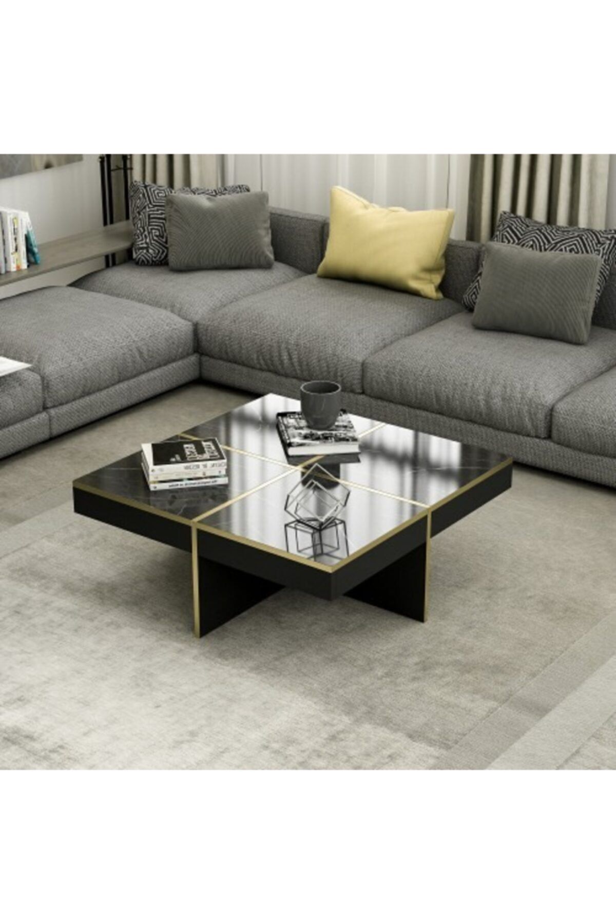 minar diamond mermer desenli orta sehpa royal mermer fiyati yorumlari trendyol