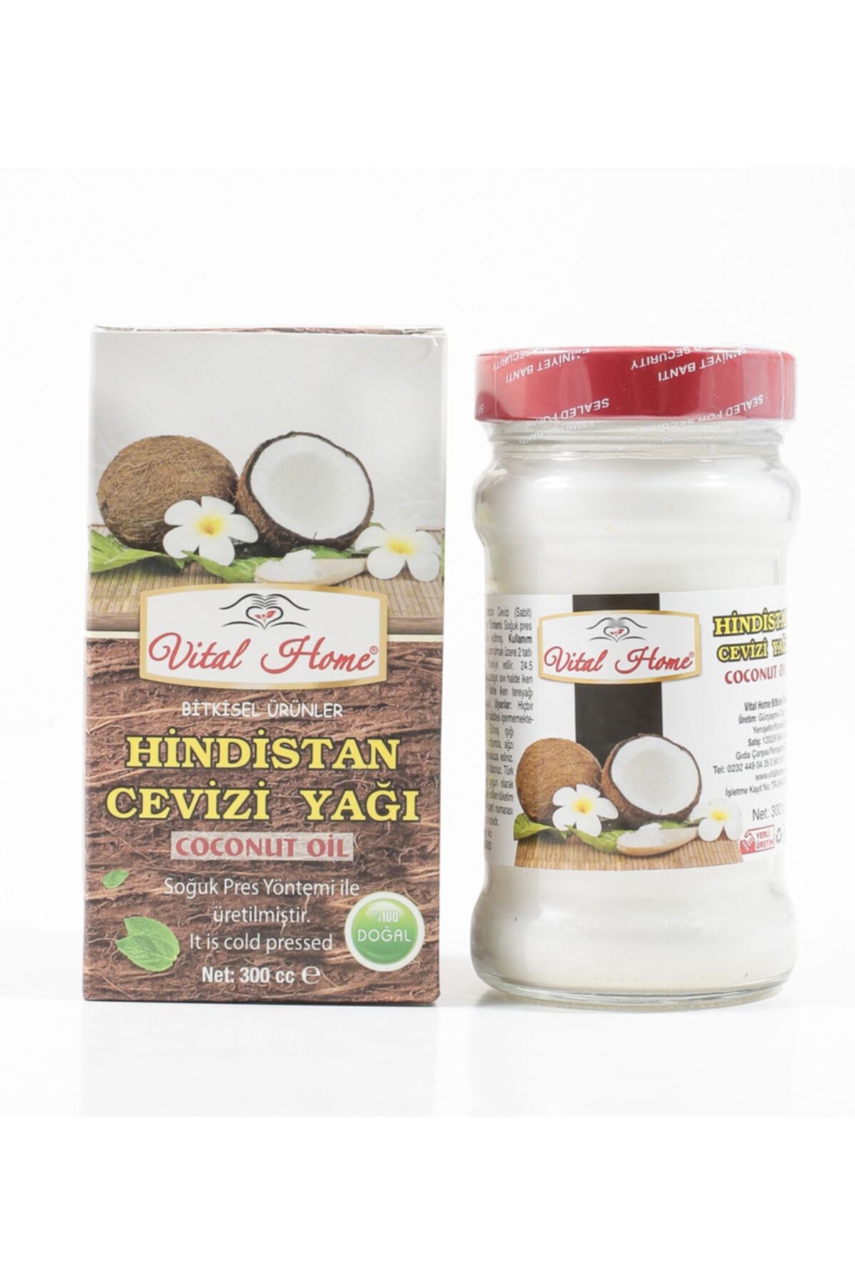 VİTAL HOME Katı Hindistan Cevizi Yağ 300 Ml
