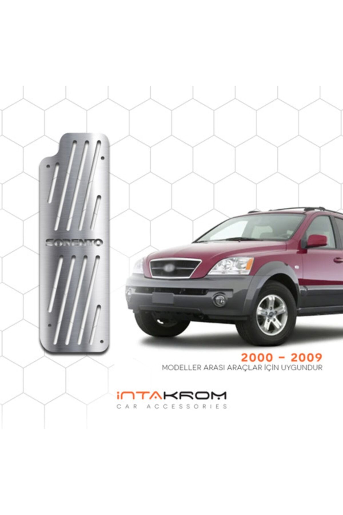 İntachrom Kia Sorento Krom Ayak Dinlendirme Pedalı - 2000 - 2009