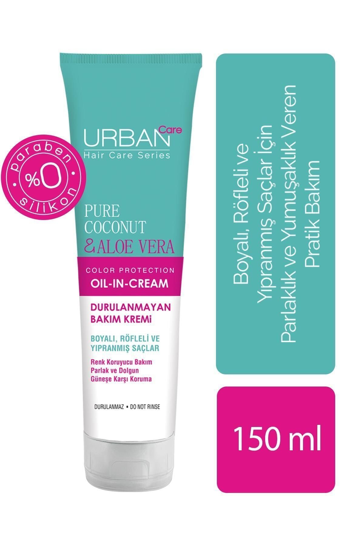 urban care saf hindistan cevizi yagi aloe vera iceren renk koruyucu durulanmayan sac kremi 150 ml fiyati yorumlari trendyol