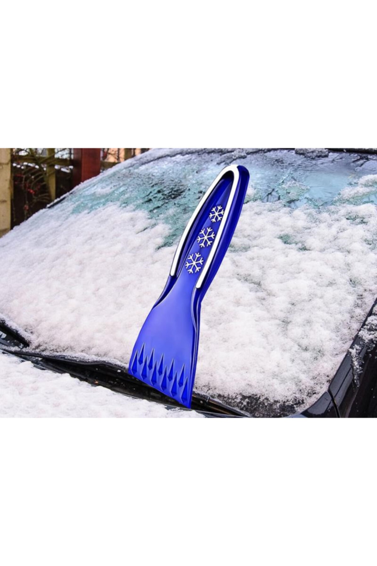 Çokuygunuz Araç Camı Buz Kazıyıcı Plastik Aparat Asorti