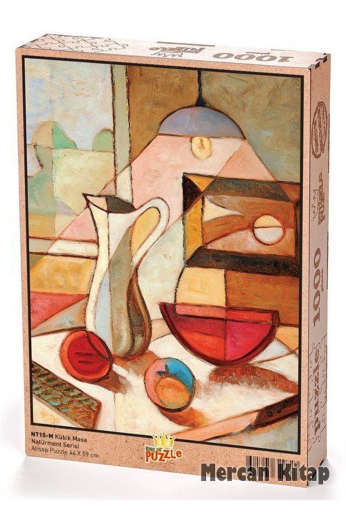 King Of Puzzle Kubik Masa Ahsap Puzzle 1000 Parca Nt15 M Trendyol
