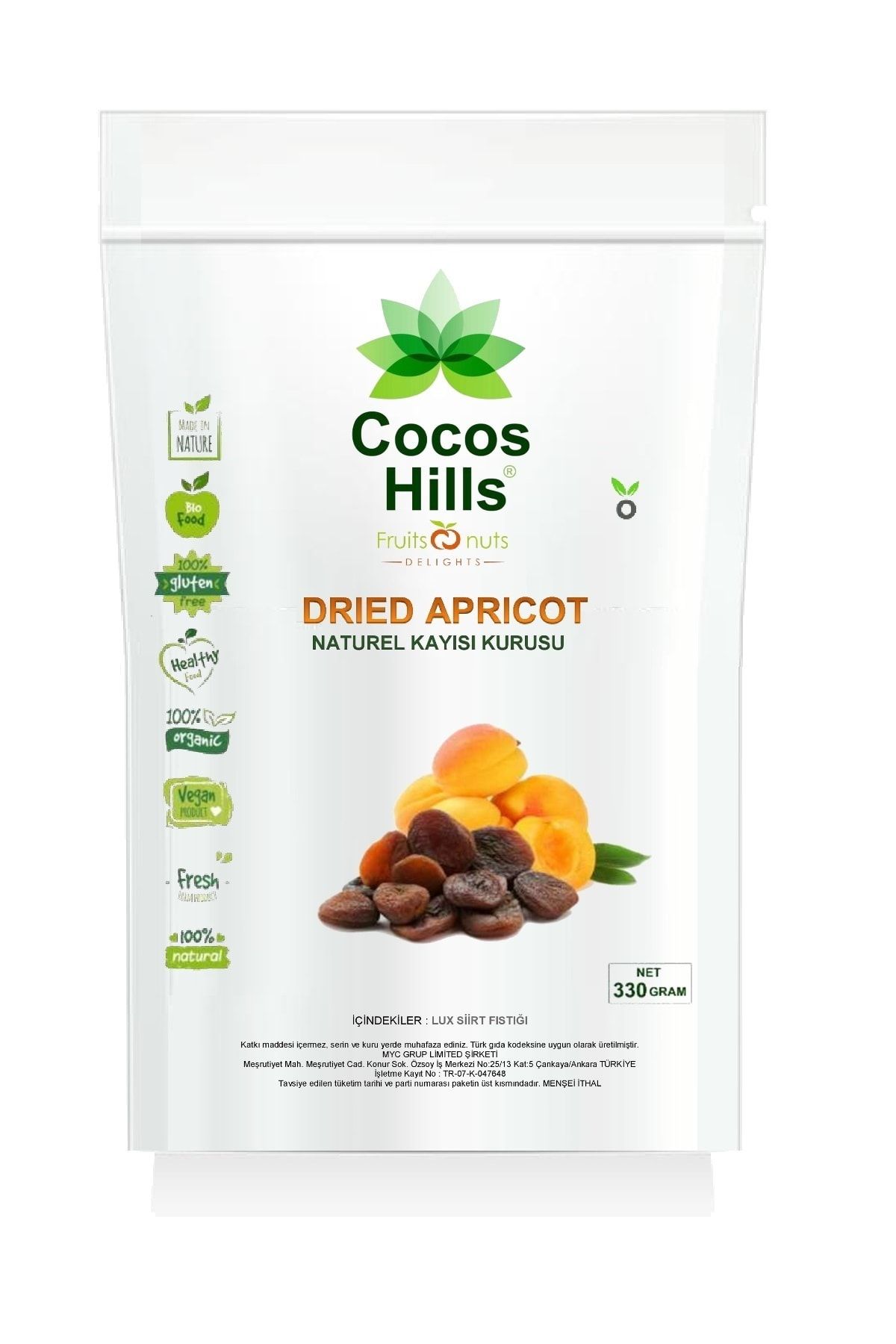 Cocos Hills Cocos Hılls Kayısı Kurusu 330 gram