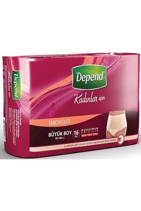Depend Buyuk Boy L 16 Li Erkek Emici Kulot Fiyatlari Ozellikleri Ve Yorumlari En Ucuzu Akakce