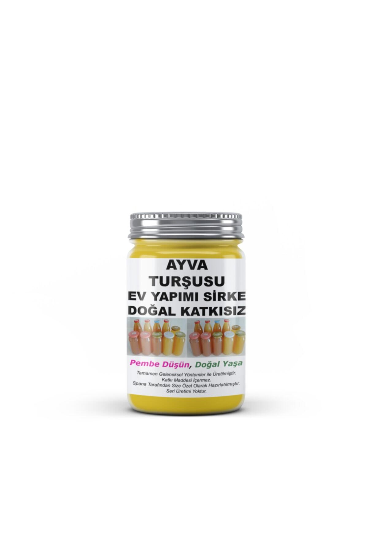 SPANA Ayva Turşusu Sirke Ev Yapımı Katkısız 800 gr