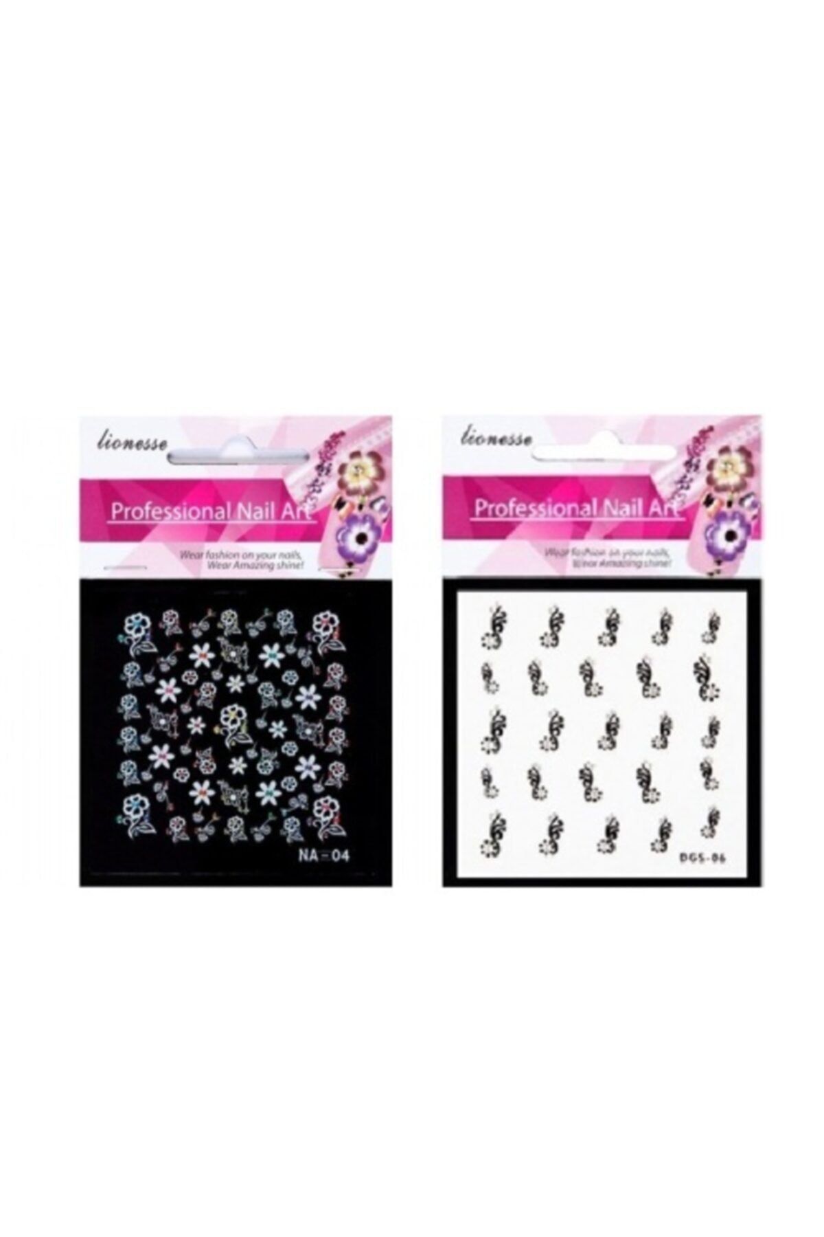 Lionesse Tırnak Süsü Sticker Na-609+na-614