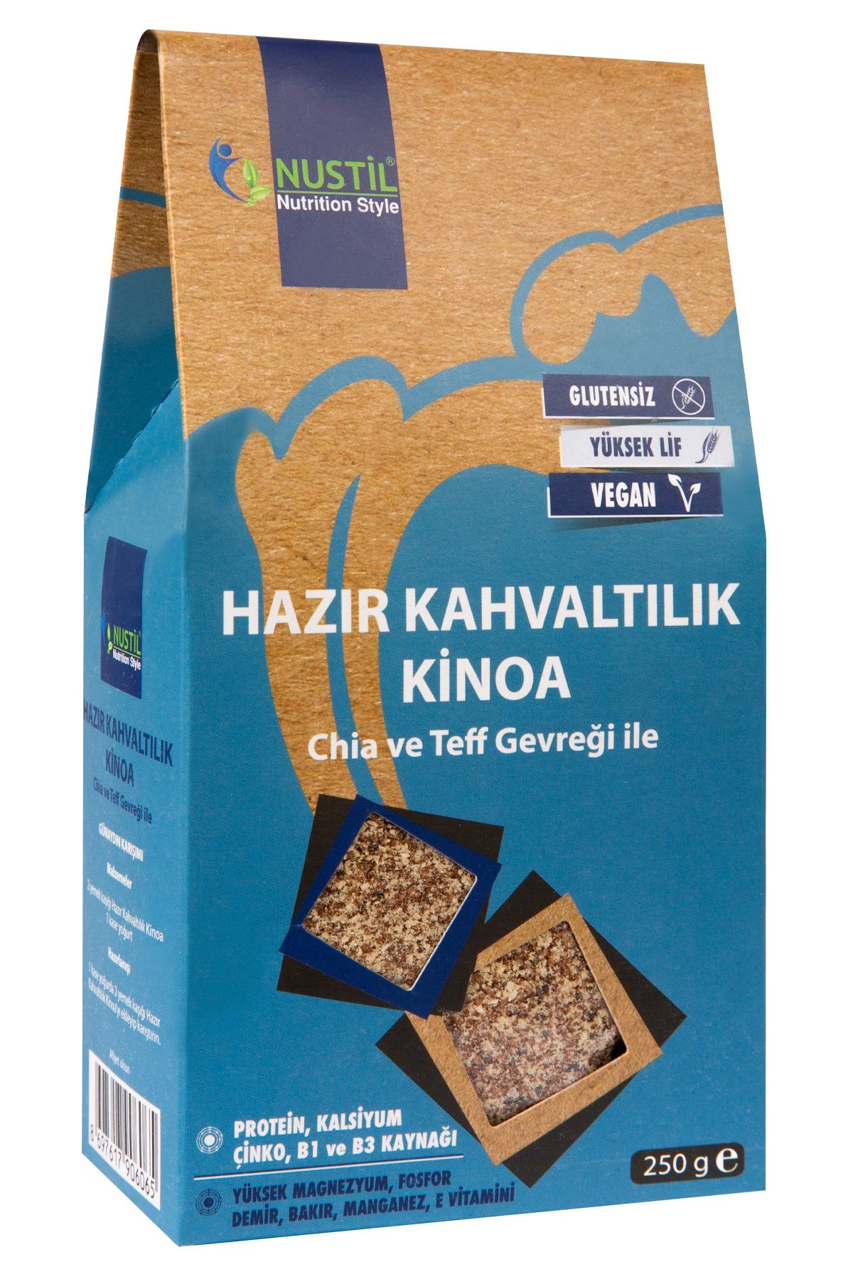 Nustil Nutrition Style Glutensiz Hazır Kahvaltılık Kinoa 250g