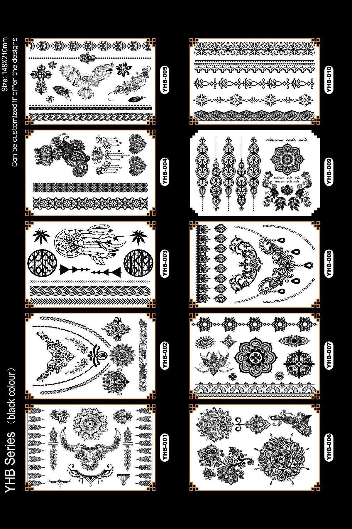windcosmetics Geçici Dövme Tattoo 10 Adet