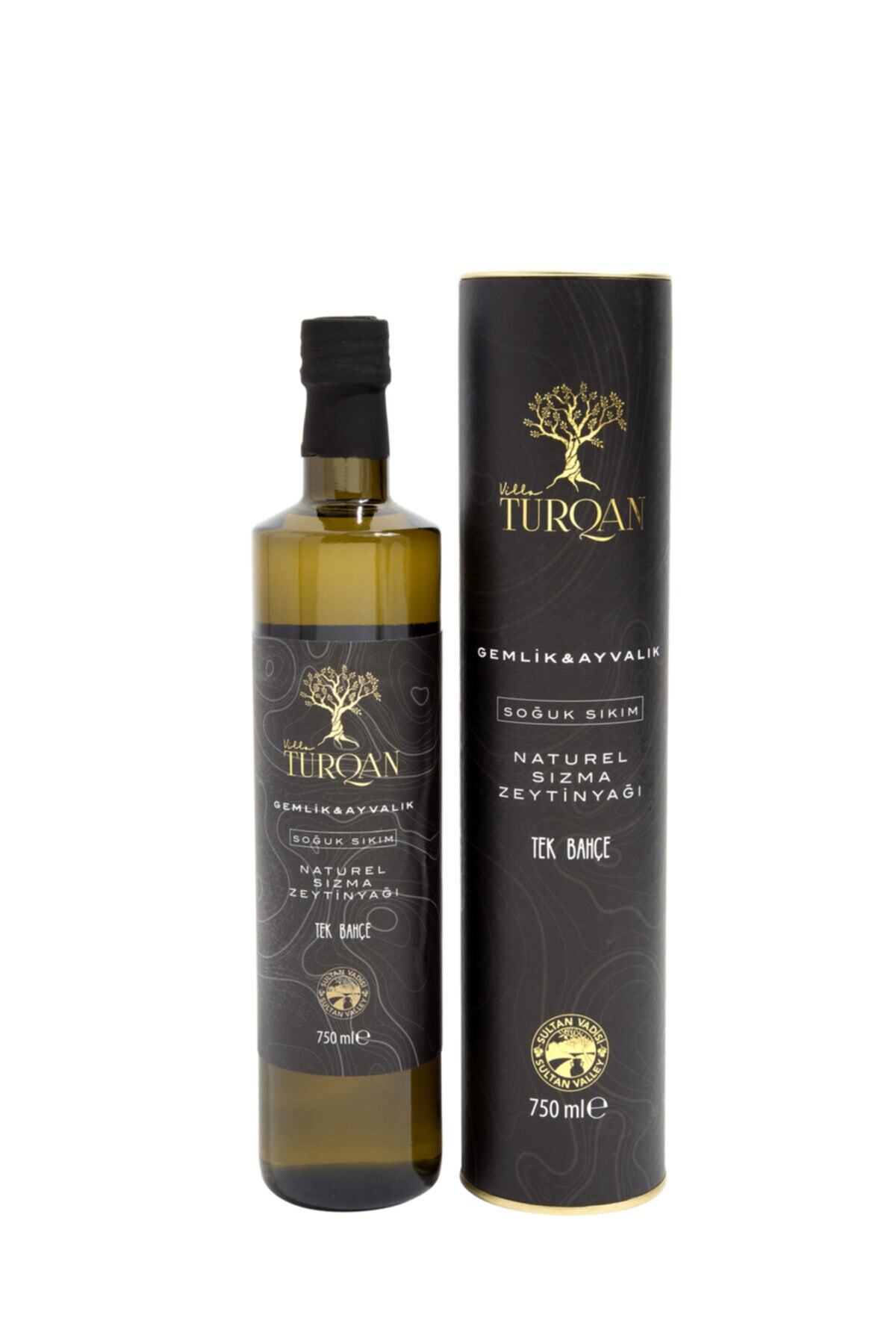 Villa TURQAN Vt Gemlik&ayvalık Soğuk Sıkım Naturel Sızma Zeytinyağı 750 Ml - Erken Hasat