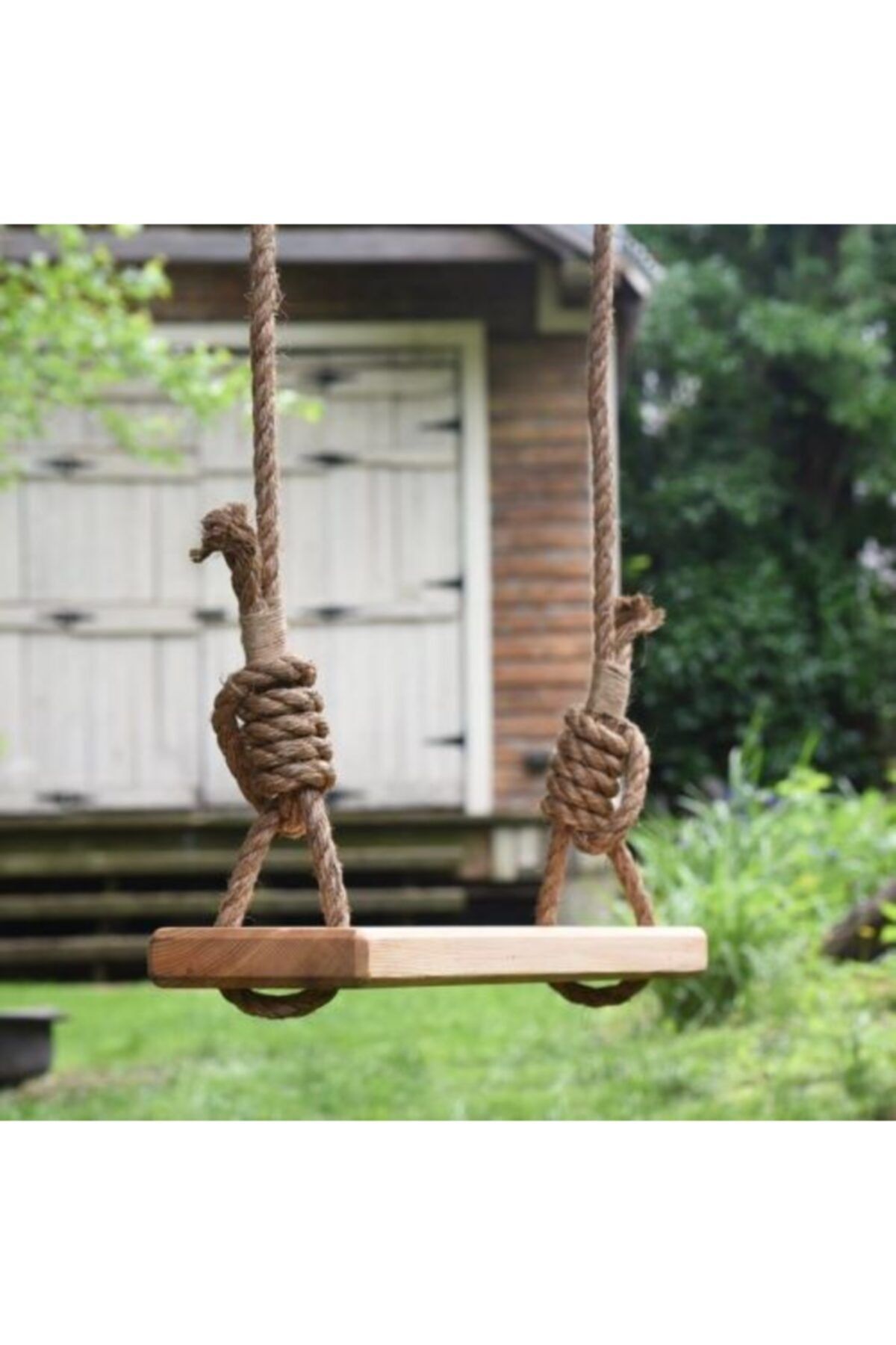 Dekoriye Doğal Ahşap Salıncak Ev Bahçe Salıncak Büyük Salıncak Aile Hamak