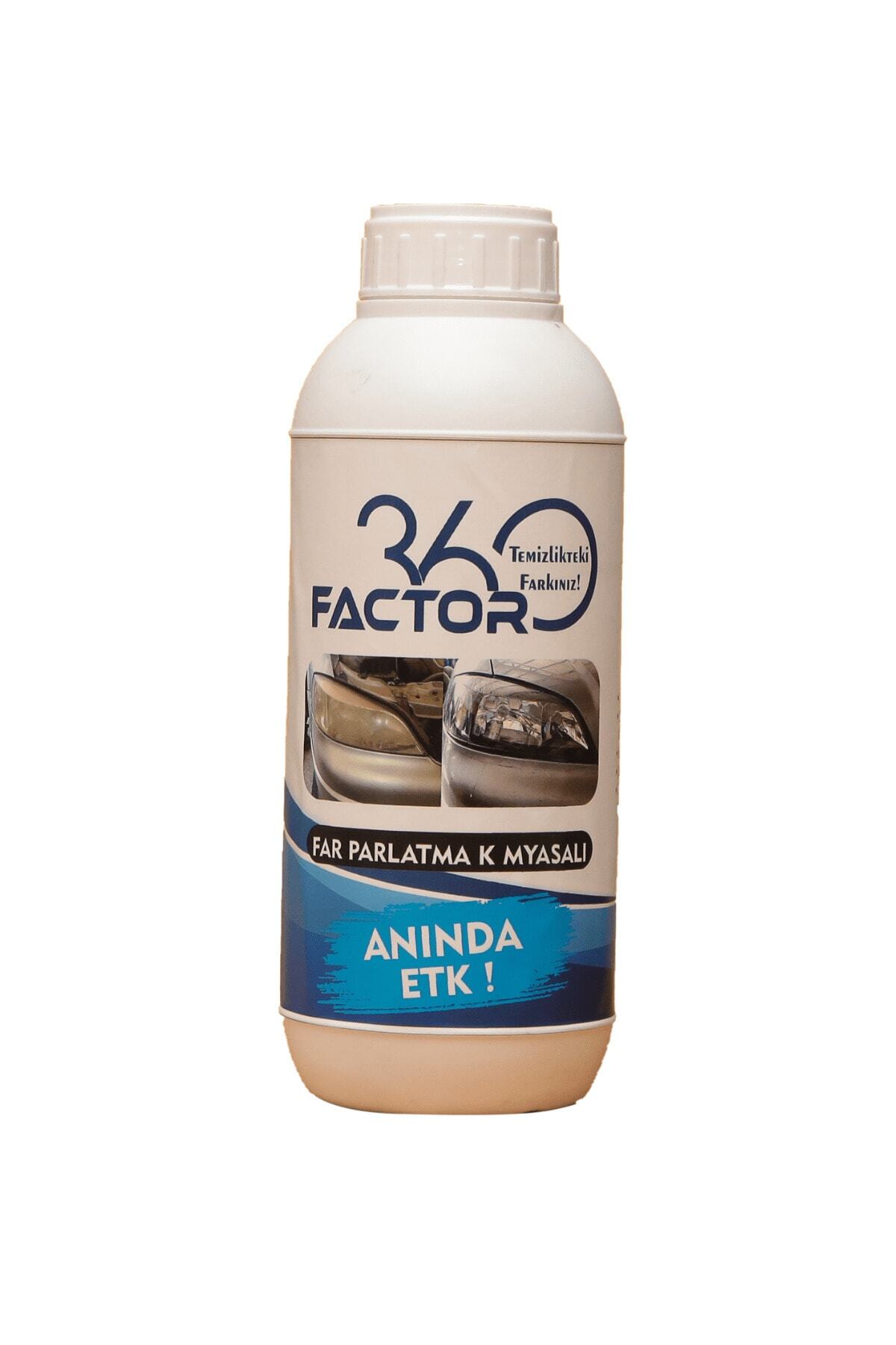 Factor360 Far Temizleme Sıvısı Kloroform 1 Litre Buharlı Araba Far Temizleme Sıvısı