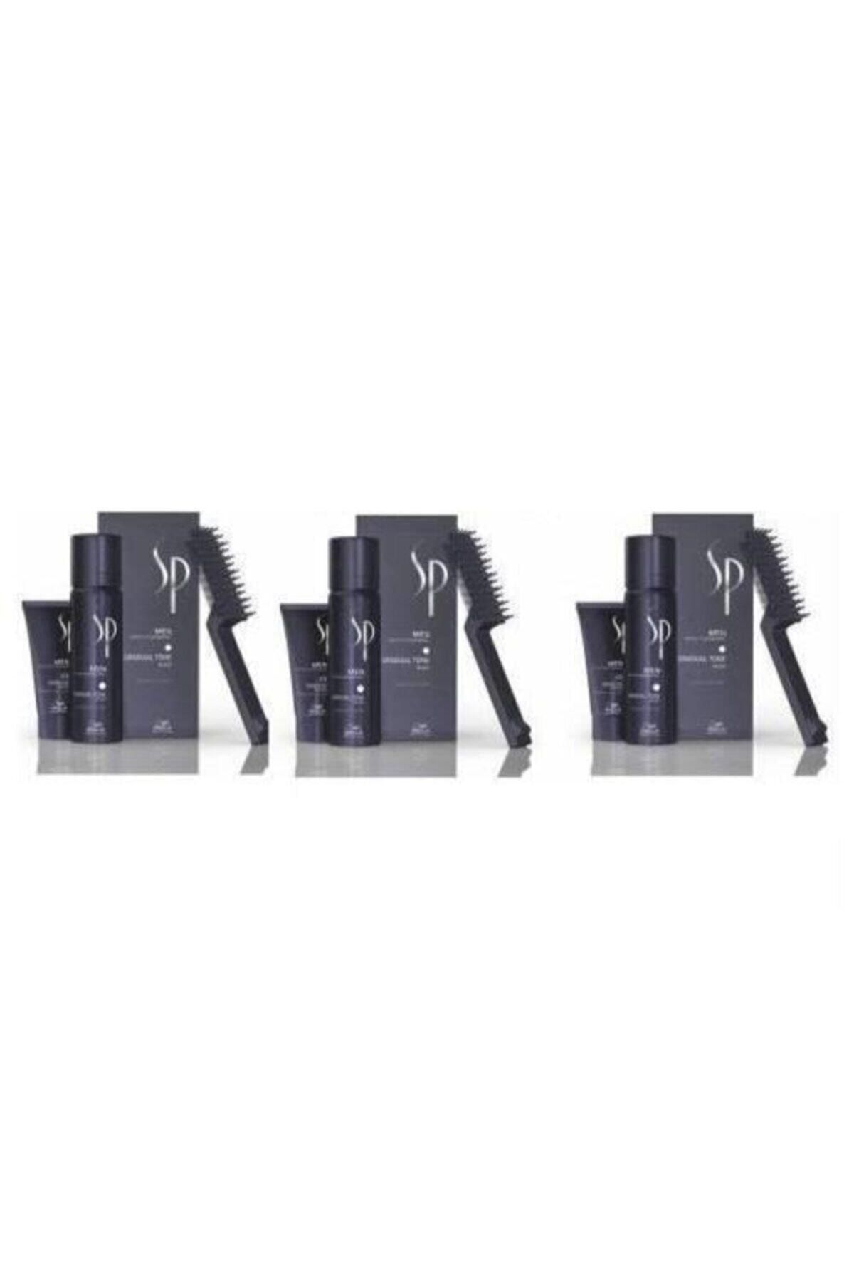 Wella Sp Men Pigment Mousse Gradual Tone Black Siyah 3x60 ml