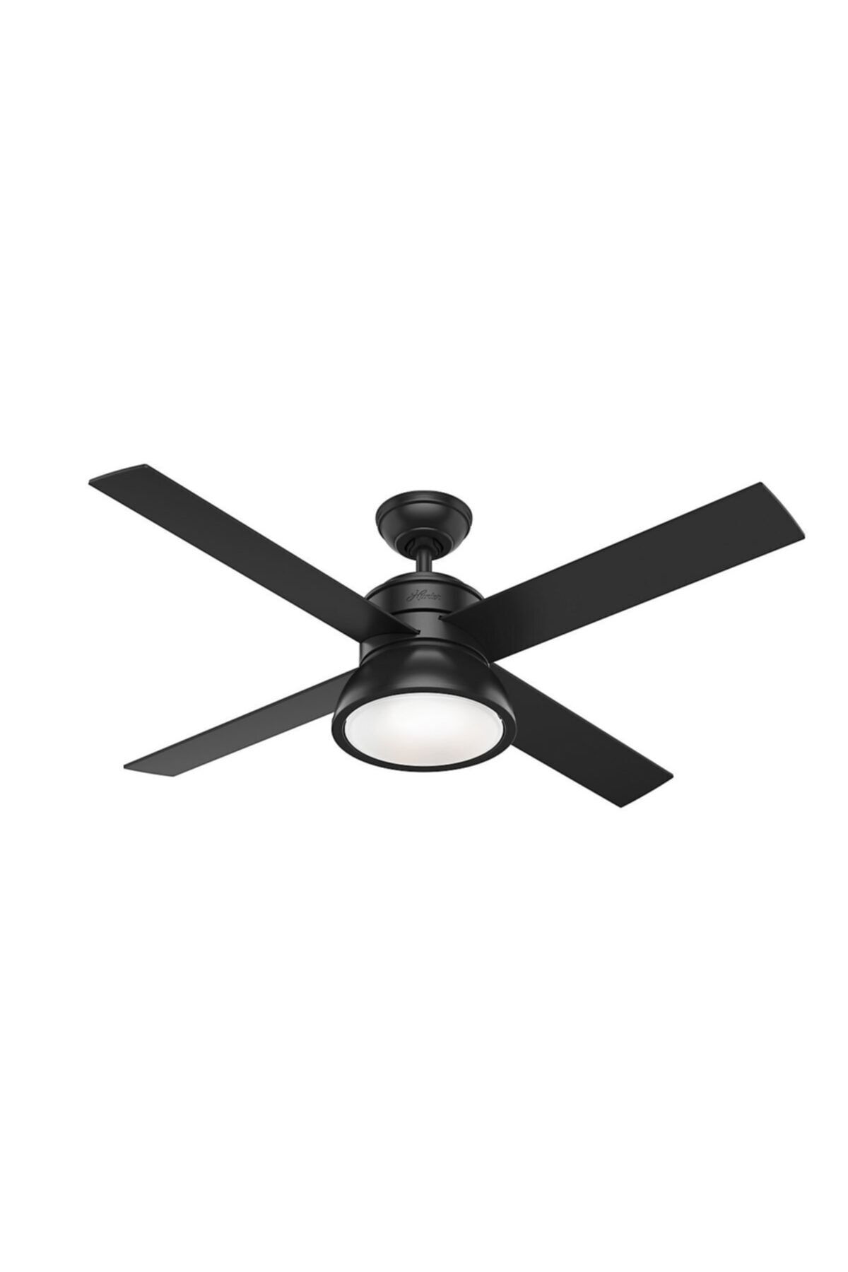 Hunter Fan Hunter - Loki Mat Siyah - 132 Cm. Aydınlatmalı Tavan Vantilatörü