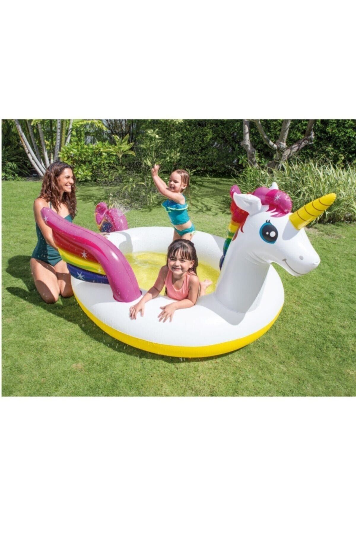 Intex Tek Boynozlu At Çocuk Şişme Havuzu 272x193x104 cm 57441