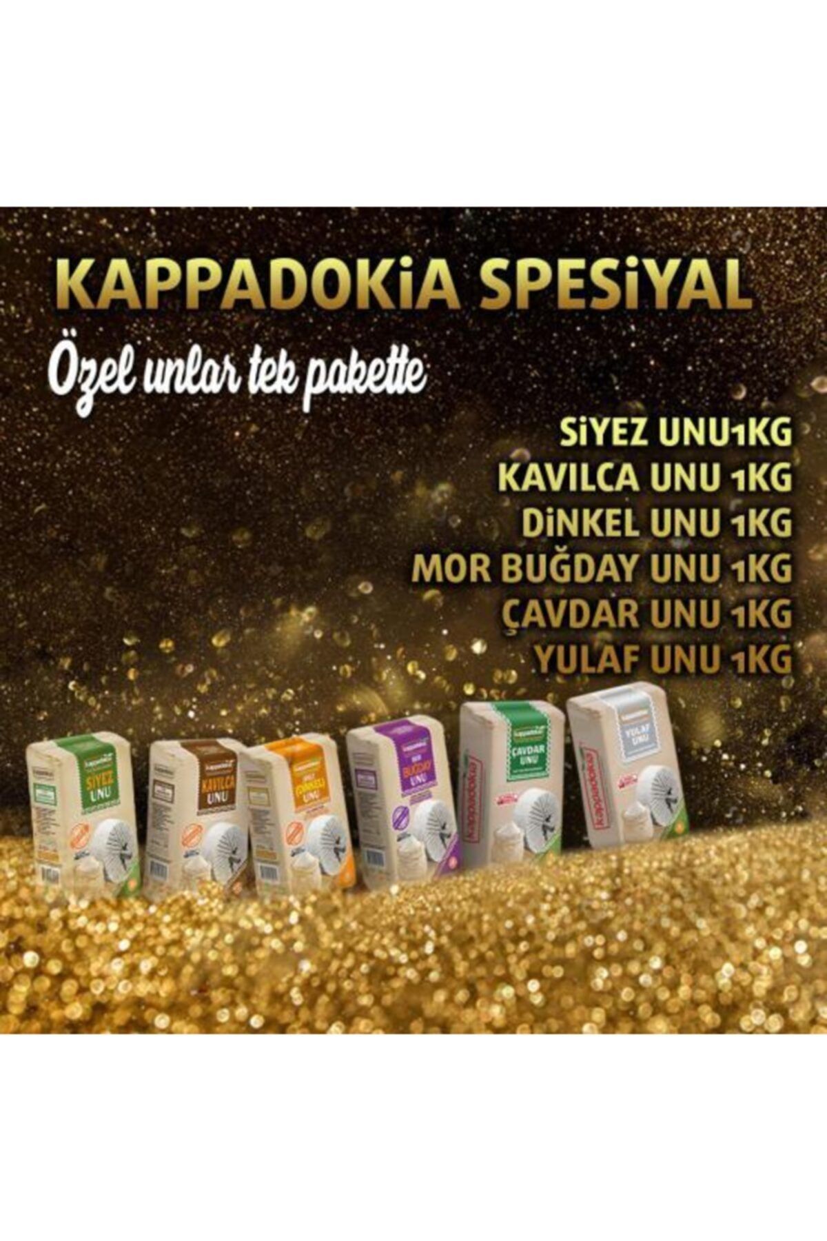 KAPPADOKİA Siyez, Kavılca, Dinkel, Mor, Çavdar, Yulaf Unları