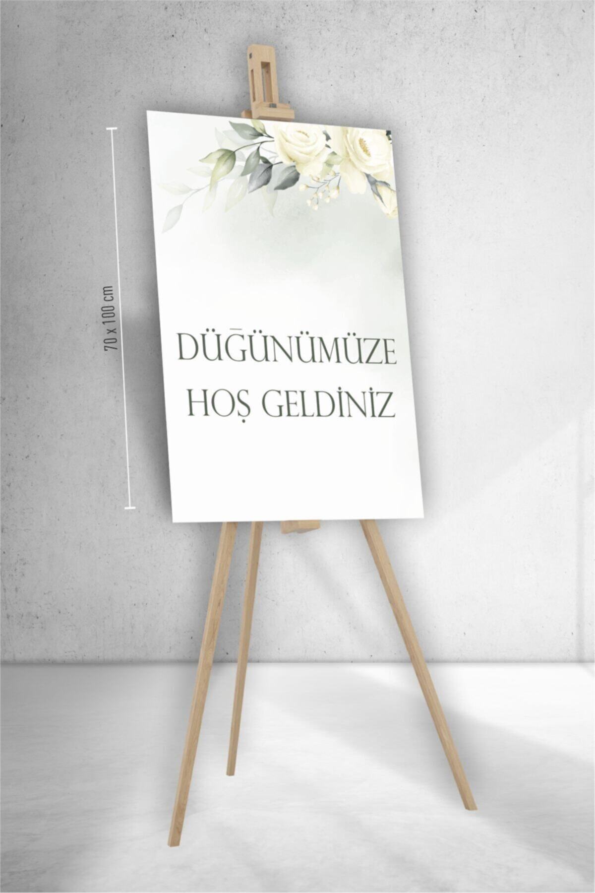 Bir Baskım Var Düğün Karşılama Panosu 24