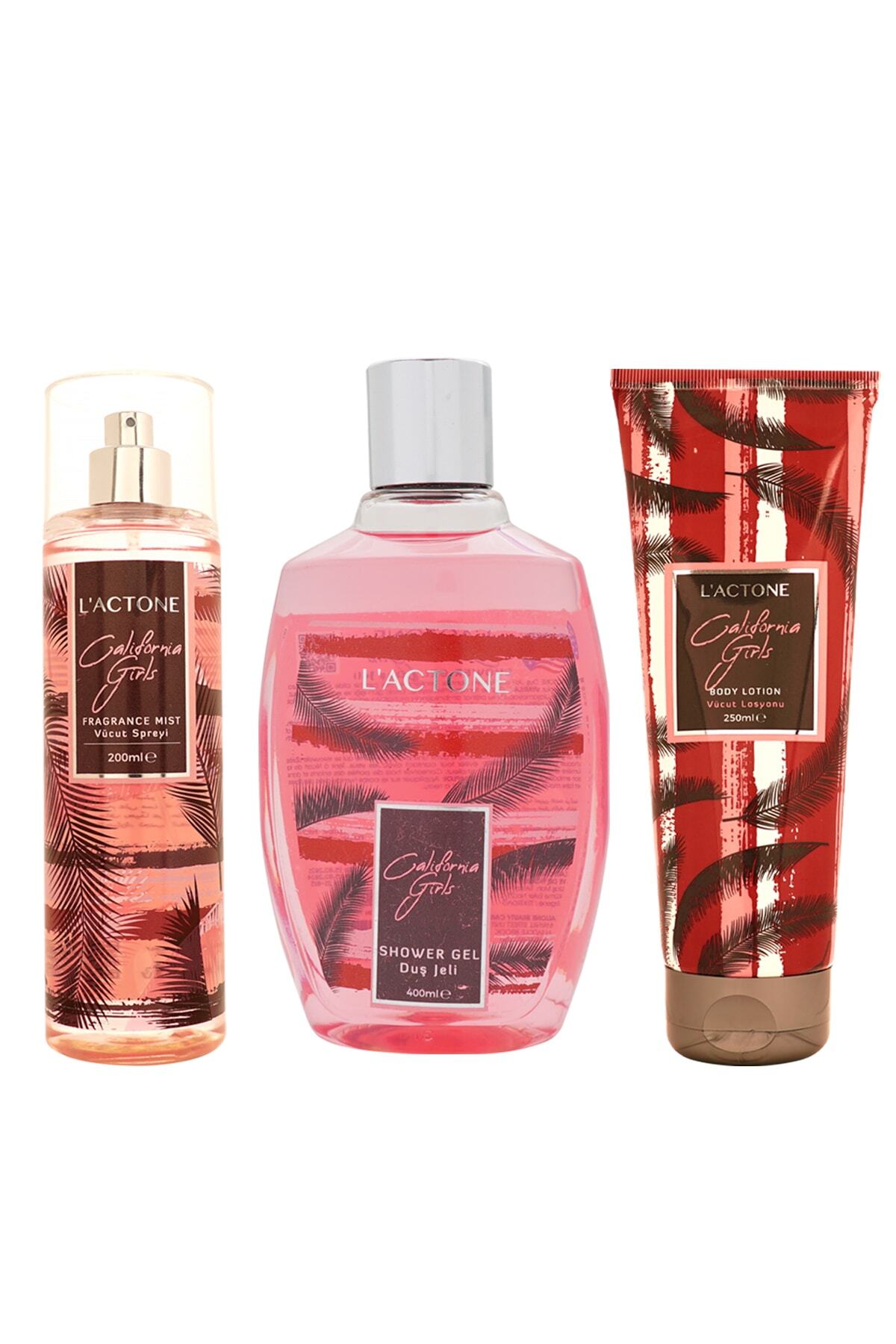 L'ACTONE California Girls Spray Lotıon Shower Gel