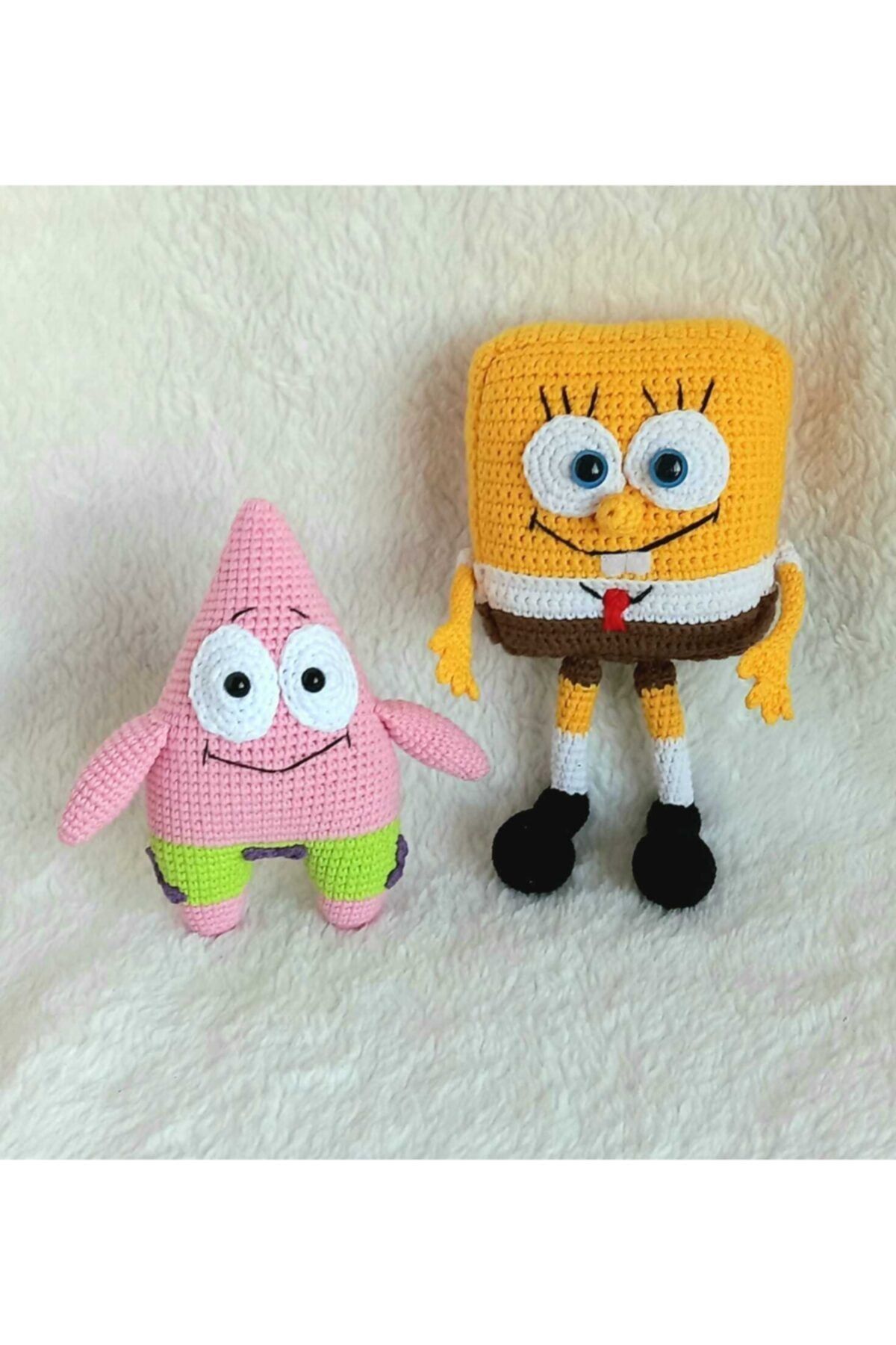 TOYSCİTY Süngerbob Kareşort Ve Patrick Organik Oyuncak